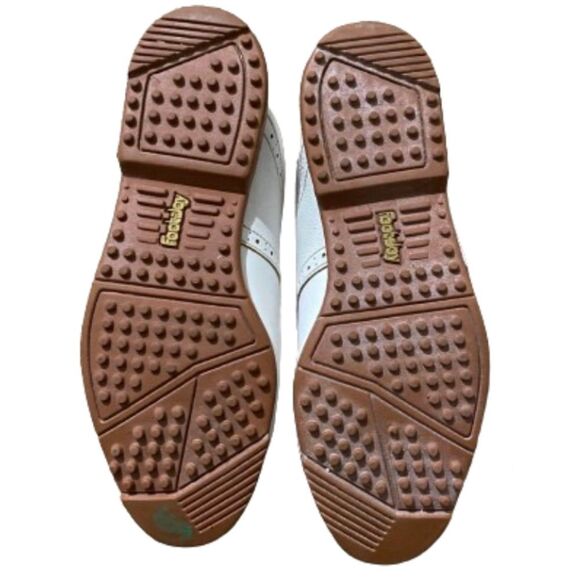 Foot-Joy Green-Joys’ WOMEN’s WHITE LACE UP GOLF SHOES Sz- 7.5 - Picture 10 of 11